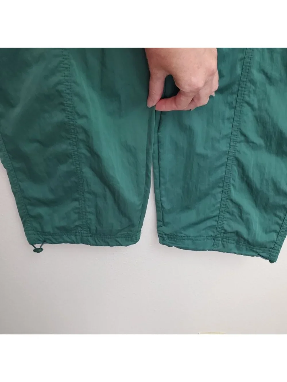Wild Fable high rise relaxed parachute pants, green